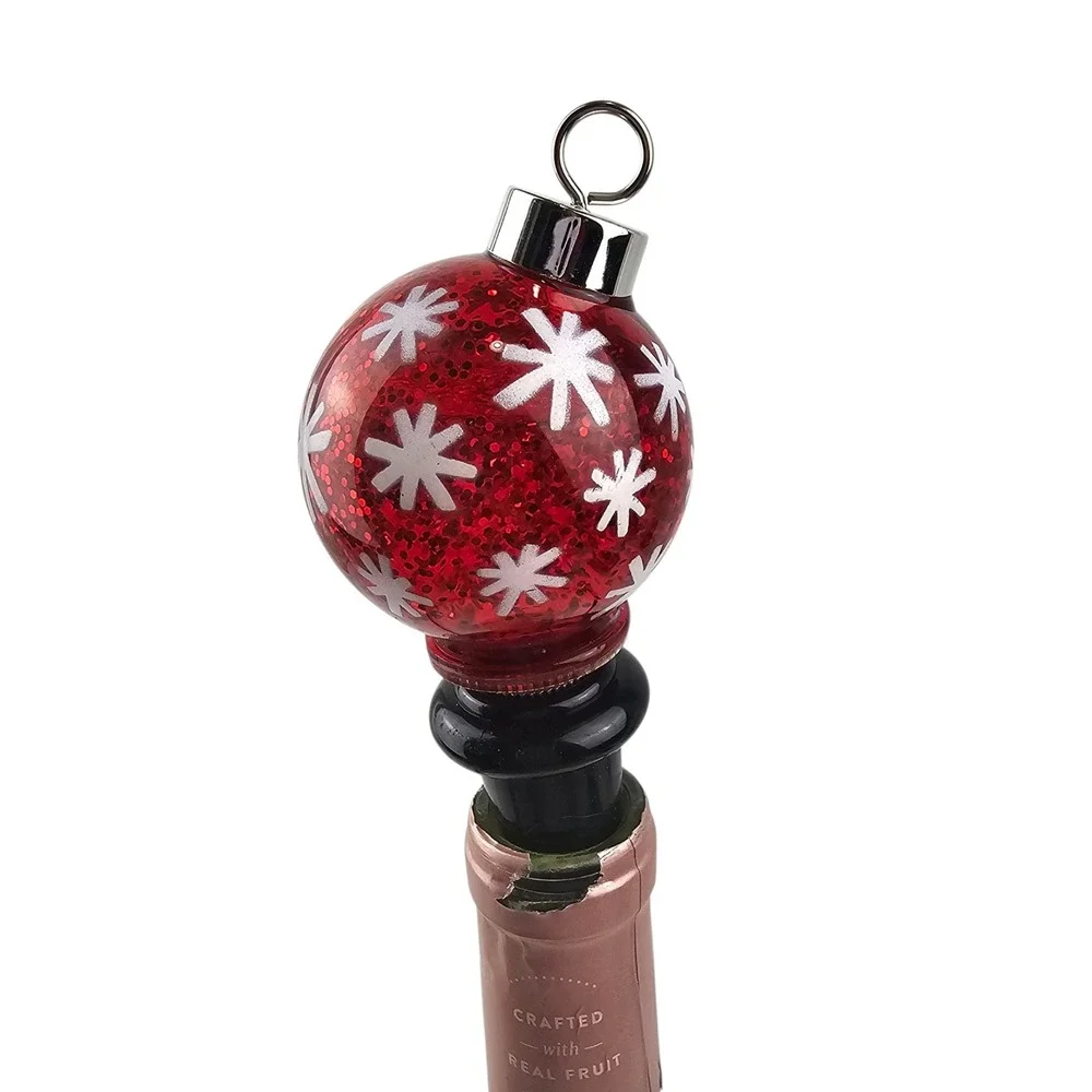 Christmas Wine Bottle Stoppers Red Truck Ornament Holiday Decor‎ Set